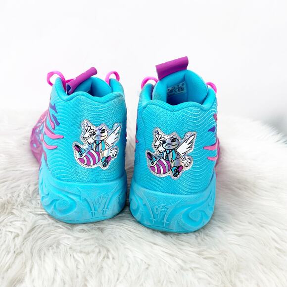 PUMA LaMelo Ball MB.04 “1 Love” Pink/Teal High-Top Men’s 11 Basketball Shoes main image 10